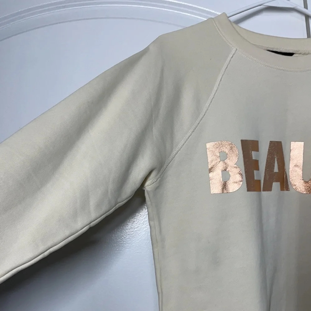 J Crew BEAUTE Graphic Sweatshirt in Cotton Terry size S - Picture 8 of 9